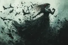 La diosa celta Morrigan