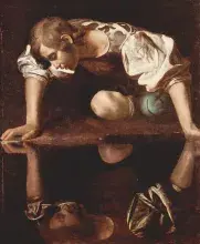 Narciso según Caravaggio