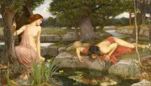 Narciso y Eco según John Williams Waterhouse