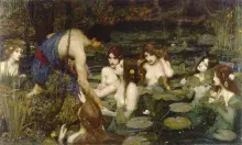 Hylas y las ninfas, por Waterhouse
