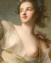 La musa Tersícore imaginada por Jean Marc Nattier