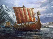 Odín drakkar vikingo