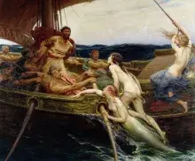 Odiseo y las sirenas de Draper Herbert James