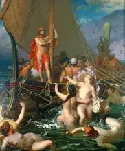 Odiseo y las sirenas de Leon Belly