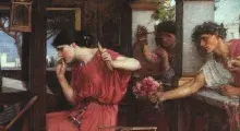 El mito de Penélope pintado por John William Waterhouse