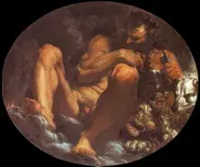 Plutón en una pintura de Carracci