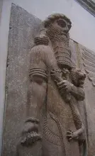 Relieve babilonio que representa a Gilgamesh