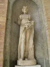 Escultura del dios Príapo en los Museos Vaticanos