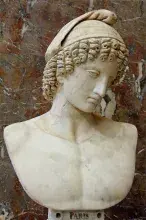 Busto romano de Ganimedes
