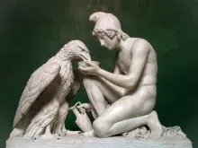 Rapto de Ganimedes y Zeus de Thorvaldsen