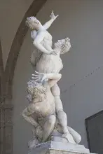 El rapto de las sabinas de Giambologna