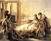 Dido y Eneas, protagonistas de los primeros libros de la Eneida