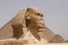 El dios Shu, dios del aire del antiguo Egipto