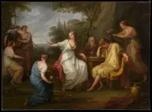 Telémaco imaginado por Angelica Kauffman