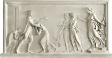 Telémaco regresando junto a Penélope, de Antonio Canova