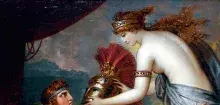 La nereida Tetis en la mitología griega