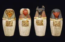 Vasos canopos del antiguo Egipto