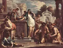 Vesta en una pintura de Sebastiano Ricci