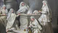 Las vestales, sacerdotisas de Vesta en Roma