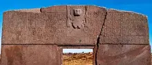 Viracocha en la Puerta del Sol de Tiahuanaco
