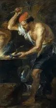 Vulcano dios romano del fuego según Rubens
