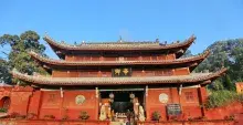 Templo de Wenchang Wang dios chino de la cultura